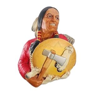 Vintage  Bossons ChalkWare  Wall Mask "Cheyenne"  1967‎ With Tags